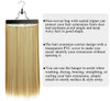 Messen 2 PCS Extra Long Hair Extension Storage Bag with Hair Extension Hanger DustProof Wigs Hairpieces Storage Bag Stro