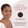 MILANO COLLECTION WiGrip The Original Comfort Non Slip Wig Grip Band Adjustable Wig Band for Glueless Support TensionFre