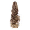 Qunlinta Hair Extensions Ponytail 18 20 Claw Curly Wavy Ponytail Extension Straight Clip in Synthetic Hairpiece Ash Blon