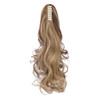 Qunlinta Hair Extensions Ponytail 18 20 Claw Curly Wavy Ponytail Extension Straight Clip in Synthetic Hairpiece Ash Blon