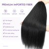 ROSDINA Prestretched Braiding Hair 30 Inch 8 Packs Natural Black Super Long Braiding Hair For Twist or Box Braids Yaki T