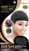 6 Pack Qfitt Mesh Dome Style Wig Cap 5011