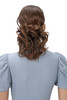 CAISHA 12 Hair Piece Braid Ponytail Extension Voluminous Wavy Brown Mix PH7