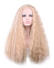 ANESHE 28 Women Long Curly Fluffy Blonde Full Wigs Highlights Synthetic Hair Party Wig GoldenBlonde