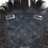 RemeeHi Human Hair Nature Curly Topper Replacement Fluffy Hairpiece Seamless Clip in Top Wiglet for Women Thin Hair Larg