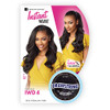 Sensationnel Instant Weave Half Wig 4 Synthetic Blendwig Adjustable Drawstring for Seamless Hair Blending 2 DARKBROWN