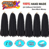 6 Packs Spring Twist Braiding Hair Spring Twists Twist Hair Synthetic Fiber Fluffy Twist Crochet Braids Low Temperature
