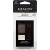 Revlon ColorStay Brow Kit, Includes Longwear Brow Powder, Clear Pomade, Dual-Ended Angled Tip Eyebrow Brush & Spoolie Brush, Soft Black (101), 0.08 o