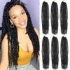 Passion Twist Hair 12 inch Water Wave Synthetic Braiding Hair Ombre Color for Passion Twist Crochet Bohemian Curl Hair E