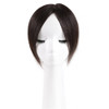 RemeeHi Short Straight Human Hair Toppers 18cm Hand Made Clip in Hairpiece for Covering White Hair Tape Toupee Wiglet 5x