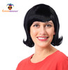 60s Black Flip Wig Jackie Costume Wig 50s Wig For Women Standard Size