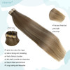 Tape in Hair Extensions Remy Human Hair Platinum Blonde Real Hair 16 inch 20pcs30grams Seamless Skin Weft Silk Straight