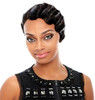 Janet Collection 100 Human Hair Remy Mommy Ii Wig 1B
