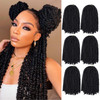 Spring Twist Hair 14 Inch Spring Twist Crochet Hair 6 Packs Spring Twist Braiding Hair For Butterfly Locs Soft Locs Low