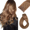 Clip in Hair Extensions Real Human Hair Dirty Blonde Balayage Blonde Highlights Real Hair Extensions Clip in Human Hair