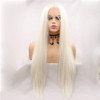xiweiya long straight blonde wig natural look long blonde hair wig light blonde silky straight wig with middle parting g