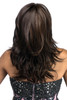 Vivica A Fox BRIEV Futura Synthetic Heat Resistant Fiber Pure Comfort Cap Straight Top Style with Layered Loose Curl Fli