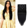 14 Remy Clip in Hair Extensions Human Hair Blonde for Women Beauty Short Silky Straight 8pcs 20clips Real Hair Extension