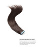 Yamel Remy Clip in Hair Extensions Human Hair 7Pcs 16 Clips Real Human Hair Extensions clip Medium Brown