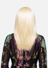 Vivica A Fox CHARLIV Heat Resistant Fiber Pure Comfort Cap Long Layered Straight Wig with Curved Ends Center Skin Part C