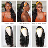 catti Headband Wig Human Hair Body Wave Headband Wigs for Black Women Brazilian Virgin Hair Glueless None Lace Front Hal
