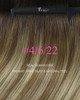 YoungSee Tape in Hair Extensions Human Hair Balayage Dark Brown Tape in Hair Extensions Dark Brown Ombre Medium Brown wi