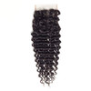 100 Unprocessed Human Hair Closure Top Closure Brazilian Straight Lace Closure Human Hair Free Part 14inch