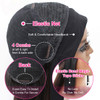 Celiarita Headband Wig Human Hair Deep Wave 18 inch None Lace Front Wig Human Hair Machine Made Wigs Glueless Curly Hair