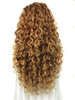 Ebingoo Brown Blonde Lace Front Wig for Women Wig Cap Honey Blonde Wig Lace Front Blonde Curly Wig Blonde Curly Lace Fro