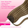 Ve Sunny Hair Extensions Ponytail Real Human Hair 80g Wrap Around Clip in Ponytail Hair Extensions Straight Extensions H