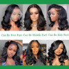 Douyin Bob Wig Human Hair 13x4 Lace Front Wigs Human Hair Pre Plucked Body Wave 180 Density 14 Inch HD Lace Frontal Shor