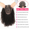 Romance Queen Jerry Curl Human Hair Wigs For Black Women PrePlucked Brazilian Curly Wigs 180 Density Natural Color Witho