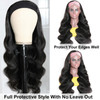 catti Headband Wig Human Hair Body Wave Human Hair Headband Wigs for Black Women Glueless None Lace Front Wigs Brizilian