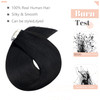 SEGO Tape In Hair Extensions Human Hair 20pcs 50g 20 Inch Black Remy Straight Human Hair Tape In Extensions for Women 01