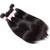 CYNOSURE Straight Brazilian Hair 3 Bundles Grade 9a Unprocessed Straight Human Hair Extensions Natural Black 14 16 16inc