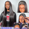 CHEETAHBEAUTY Straight Wear and Go Glueless Wigs Human Hair Pre Plucked 5x5 HD Lace Closure Wigs Human Hair for Black Wo