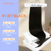 Full Shine Black Clip in Hair Extensions Real Human Hair Jet Black Hair Extensions Human Hair Clip ins Triple Weft Clip