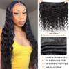 Loose Deep Wave Bundles with Closure 100 Unprocessed Virgin Human Hair Brazilian Curly 1822 with 16 Closure Natural Colo