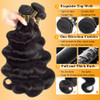 QTHAIR Brazilian Virgin Hair 18A Grade Body Wave Bundles 100 Unprocessed Virgin Brazilian Body Wavy Human Hair Bundles 2