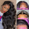 Foreverlove 134 Lace Frontal Deep Wave Human Hair Wigs Pre Plucked for Black Women Brazilian Deep Curly Human Hair Wigs