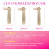 Ve Sunny 24 Inch Hair Extensions Clip in Platinum Blonde Long Real Hair Clip in Hair Extensions Remy Human Hair Double W