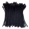 YONNA Human Hair Microlocks Sisterlocks Dreadlocks Extensions 60Locs Full Handmade Width 04cm 12inch Natual Black 1B