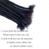 YONNA Human Hair Microlocks Sisterlocks Dreadlocks Extensions 60Locs Full Handmade Width 04cm 12inch Natual Black 1B