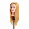 Hairginkgo Mannequin Head 2022 100 Human Hair Manikin Head for Hairdresser Training Cosmetology Practice Includes Clamp