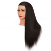 Hairginkgo Mannequin Head 2628 Synthetic Fiber Training Head Braiding Head Hair Styling Manikin Cosmetology Doll Head Ha