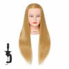 Hairginkgo Training Head 2628 Mannequin Head Synthetic Fiber Cosmetology Doll Head Hair Styling Manikin Braiding Head Ha