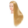 Hairginkgo Training Head 2628 Mannequin Head Synthetic Fiber Cosmetology Doll Head Hair Styling Manikin Braiding Head Ha