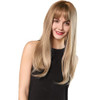 Esmee 24 Inches Charming Wig Light Gold Long Wigs for Women Middle Parting Natural Straight Heat Resistant Synthetic Wig