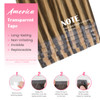Aison Highlight Chocolate Brown to Caramel Blonde Tape in Hair Extensions Human Hair Extensions Silky Straight for Women