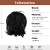 CJL HAIR Claw Clip Short Ponytail Hair Extensions DIY Bendable Metals Messy Bun Hair Piece for Wonen Straight Synthetic